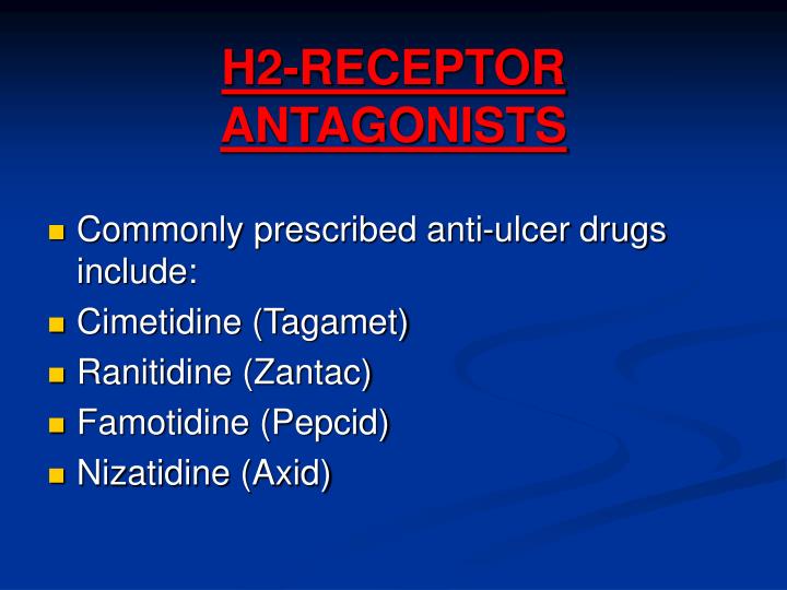 h2 receptor blockers