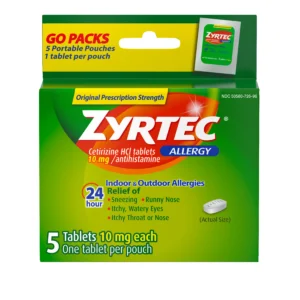  zyrtec (cetirizine hydrochloride) 10mg