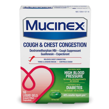 Guaifenesin=mucinex